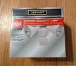 Defiant White Outdoor Motion Security Light. 180DEGREE Detection. New.. Price: $22.50.
