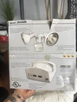 Heath Zenith 240 Motion Sensor Dualbrite Flood Light White SL-5318-WH-D Open. Price: $30.00.
