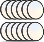 11.4" Led Flush Mount Ceiling Light, 24W, Cct Selectable, Ultra Thin, Black New. Price: $165.99.