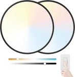 20" Dimmable Led Flush Mount Ceiling Light, 45W, 4600LM, 3 Cct Selectable, 2PK New. Price: $109.99.