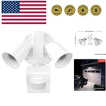 17000269 110-DEGREE 240 Twin Head White Hardwired Motion Sensor Security Fl... New. Price: $50.66.