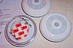 3 Led Motion Sensor Closet & Cabinet Lights;activates, White Battery New. Price: $13.99.