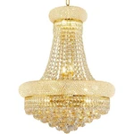 Empire Crystal Chandelier K9 Gold Luxury Ceiling Light Fixture 3 Colors New. Price: $239.90.