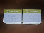 Simplisafe 2 Pack Motion Sensors Open Box New Battery Tabs Intact. Price: $29.50.