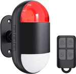 Motion Sensor Alarm Indoor: Wireless Detector With Siren & Strobe ( New. Price: $33.43.