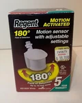 Regent Motion Sensor With Adjustable Settings 180 Up To 70' Over Sized Lens New. Price: $18.99.