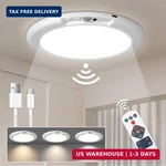 Lineway Rechargeable Motion Sensor Ceiling Light With Remote,battery Operated. Price: $40.69.