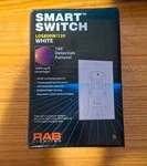Rab Lighting Smart Switch LOS800W/120 White New. Price: $19.99.