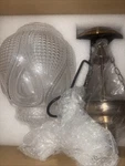 Dsmjfu Brass Gold Glass Ceiling Pendant LIGHT-9360 Open. Price: $85.00.