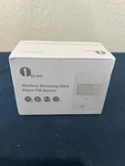 1BYONE Wireless Driveway Alert Alarm Pir Sensor - Open Box. Price: $24.99.