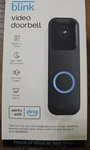 Blink Video Doorbell 2WAY Audio Hd Motion & Chime Wireless/wired-black New. Price: $24.99.