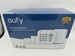 Eufy Security 5-PIECE Alarm Kit: Homebase, Keypad, Sensors Sealed New. Price: $99.88.