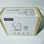 Amhey Motion Sensor Alarm P6-RC531 Nib W Batteries, And Remote Control Open. Price: $19.00.
