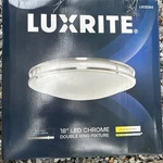 Luxrite 18 Inch Led Flush Mount Ceiling Light Cct 27K / 30K 35K 40K 50K New. Price: $65.99.