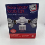 Intelectron Outdoor Motion Detecting Security Lights BC8920KW, New Open Box. Price: $29.99.