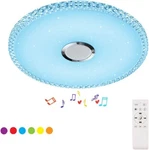 Horevo 24W Led Dimmable Music Ceiling Light With Bluetooth Speaker And Remote New. Price: $21.00.