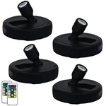 Hamvidne Led Spotlight, Battery Powered Picture Lights, 4 Pack, Pure Black New. Price: $51.61.