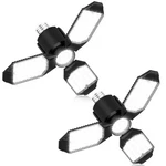 Toberich Led Garage Bulbs 2 Pack, 8000LM Shop Lights Non Motion, Black New. Price: $26.05.