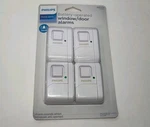 Philips 4-PACK Wireless Window / Alarms Indoor Home Security New. Price: $15.00.