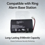 5100MAH New Battery SEB1N9-0000 For Ring Alarm Home Base Station 1ST Gen. Price: $15.98.