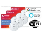 3-PACK Kidde Smart Water Leak Flood Alarm And Freeze Detector Wi-fi Google Alexa New. Price: $39.98.