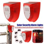 2PCS Solar Outdoor Motion Sensor Alarm 129DB Barking Gunshot Sound New. Price: $29.98.