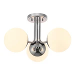 Hanaloa 3 Light Semi Flush Mount Chrome Ceiling Fixture, Modern Globe C... New. Price: $170.77.
