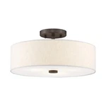 Livex Lighting 52135-92 Meridian 3-LIGHT Semi Flush Mount Ceiling Fixture Open. Price: $102.65.