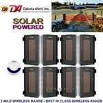 Dakota Alert SBA-4000 Break Beam Driveway Alarm + Sets Solar Wireless Sensors New. Price: $839.96.
