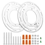 2 Pack Universal Light Fixture Mounting Bracket, 4 Inches Diameter Steel Roun... New. Price: $10.44.