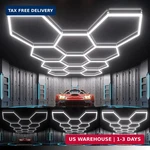 Hexagon Garage Lights : Level Dimmable 322W Tube 11 Grids Led - New. Price: $223.98.
