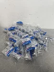New! 20 Pk 1/4 Turn Angle Water Stop Shut Off Ball Valve 1/2" Nom Comp X 3/8" Od. Price: $120.00.