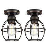 Gruenlich Semi Flush Mount Ceiling Light Fixture For Outdoor And Indoor, E26 ... New. Price: $60.34.