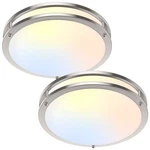 36W Led Ceiling Lights 3600LM Super Bright, 13 Inch, Brushed NICKLE-5CCT-2 New. Price: $62.70.