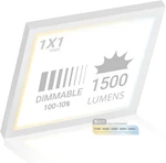 Nuwatt 1X1 Led Square Surface Mount Panel, 5CCT Ft, White New. Price: $85.35.