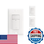 Ecoeler Pir Motion Sensor Light Switch, Occupancy Detector Wall New. Price: $74.47.