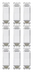 Aida Single Pole Rocker Decora Light Switch, 15 Amp Self-grounding ( 9 Pack) New. Price: $14.95.