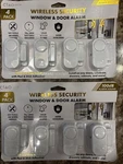4PC Ciao Tech Wireless Security Doors & Windows ALARMS-100 Db- Item #RNR-71 New. Price: $9.99.