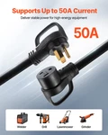 50-AMP Generator Extension Cord, 25 Foot, Etl Listed New. Price: $142.89.