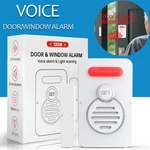 Wireless Door Alarm When Opened Voice Alert Magnetic Sensor Adjustable Volume New. Price: $33.69.