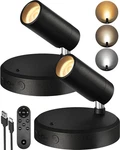 Spotlights Indoor With Remote, 5500MAH Rechargeable Picture Lights, Wireless Led New. Price: $42.40.