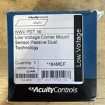 New Acuity Controls Wide View Motion Sensor 12-24VAC/DC Dual. Price: $107.00.