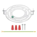 Patikil (4.5") Universal Light Fixture Mounting 115MM, Silver Tone. Price: $15.36.