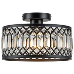 Rpzloila Black Crystal Ceiling Light Flush Mount Fixture New. Price: $89.99.