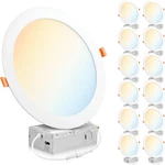 Parmida 12 Pack 8" Dimmable Led Recessed Ceiling Light, 5CCT, Ultra-thin New. Price: $166.99.