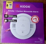 Kidde Smoke & Co Alarm Detector Hardwired + 10YR Battery 30CUA10 #21031544 New. Price: $46.99.