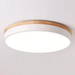 Yiisem Dimmable Wood Led Flush Mount Ceiling Light, 5CCT 2700K-6000K Modern R... New. Price: $50.00.