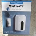 Heathzenith Wireless Battery Door Chime Kit White/black, Melody, Receiver New. Price: $5.00.