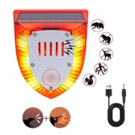Qxmh Solar Outdoor Motion Sensor Alarm 129DB Dog Barking & Gunshot Sound,loud... New. Price: $35.89.