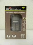 Cooper Wiring Infrared Occupancy Sensor Dual 1,000 Sq. Ft. Coverage OS310R-GY New. Price: $33.00.